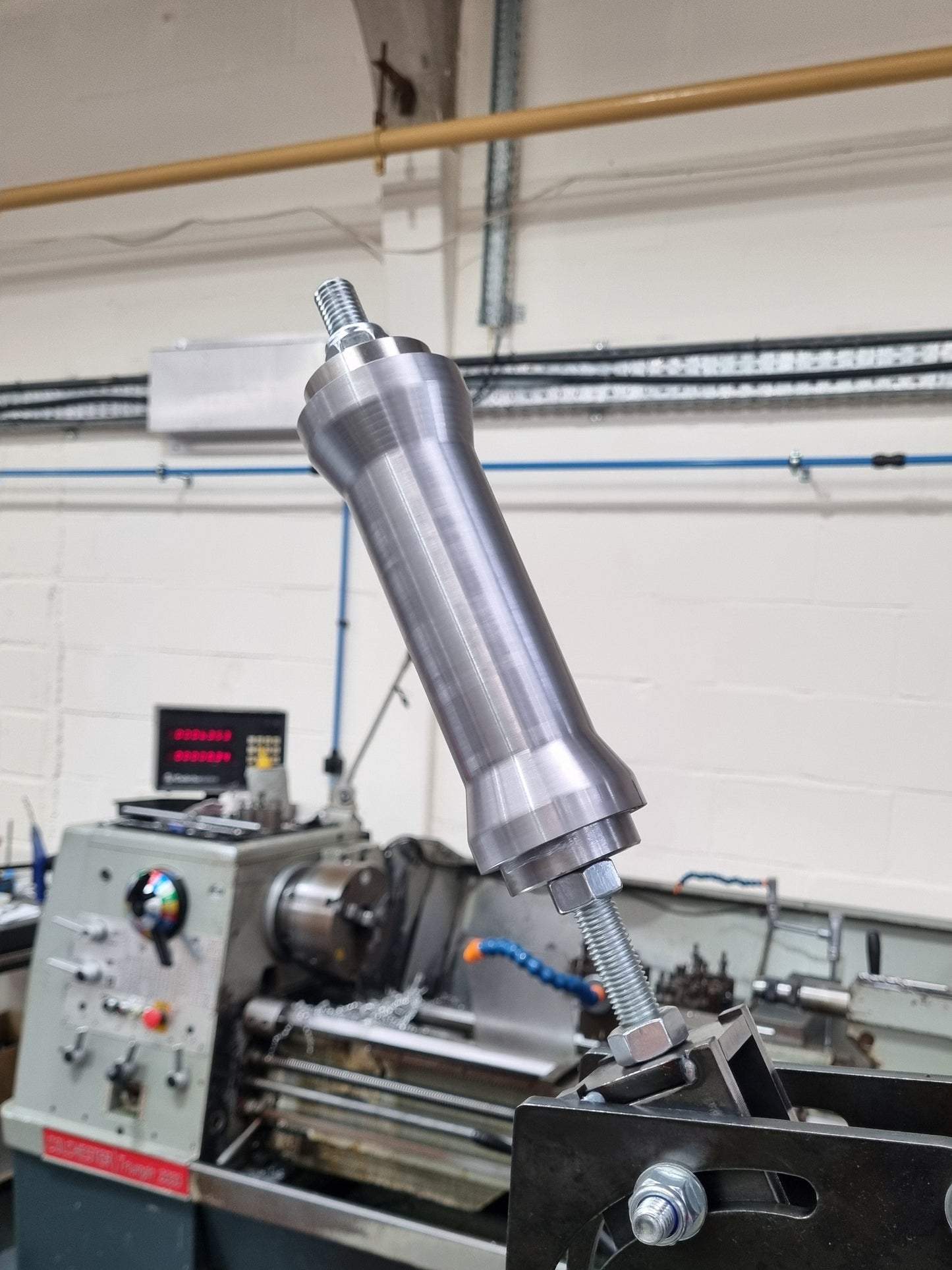 CNC machined Headstock for custom chopper frames